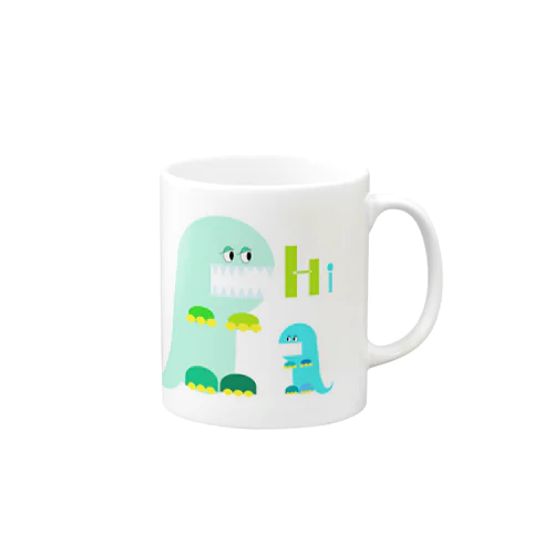 前歯育ち気味怪獣 Mug