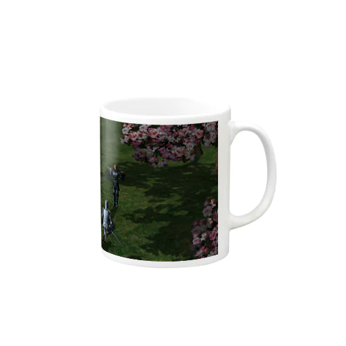 桜の謁見 Mug