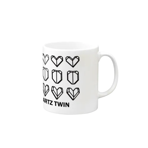 鉱式-RECTANGLE.crystallogram5.1black-quartzvariety Mug