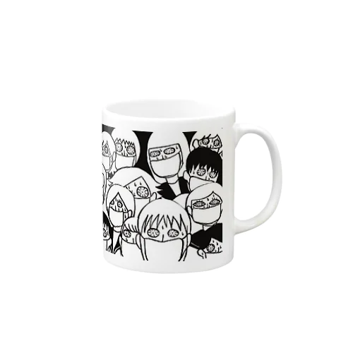 マスクをする人たち Mug