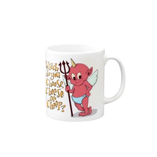 baby red devil Mug