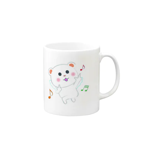 シロクマ天使「ダンス」 Mug