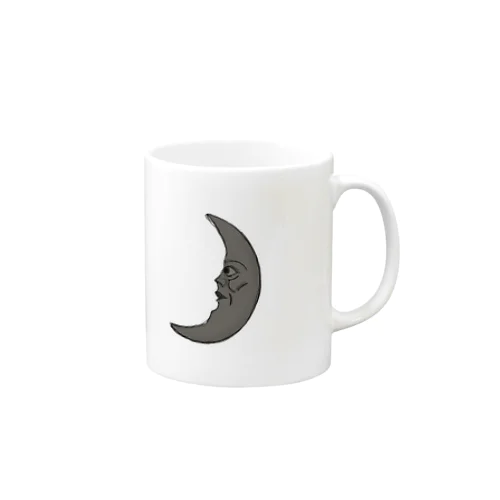 papamoon black Mug