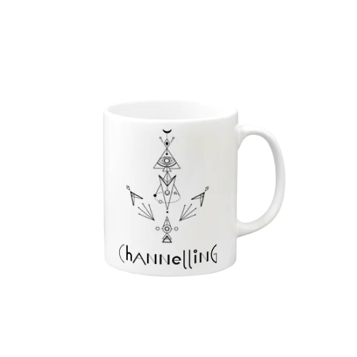 宇宙からの交信。CHANNELING.B 黒 Mug