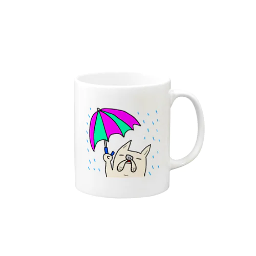 雨の日ミルミル☔ マグカップ