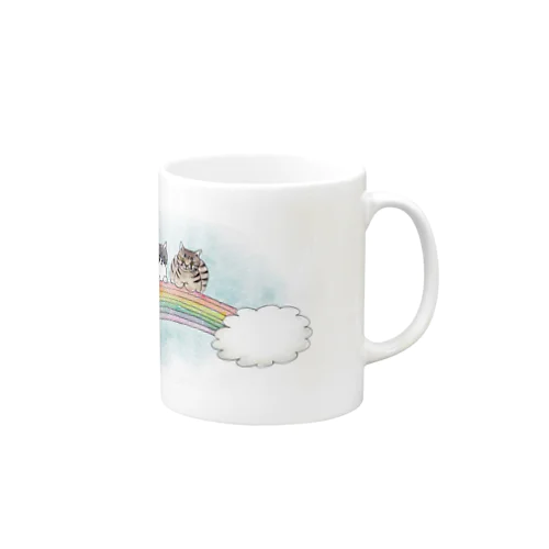 虹の橋のトロとクロ Mug