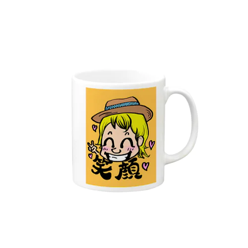 笑顔 Mug