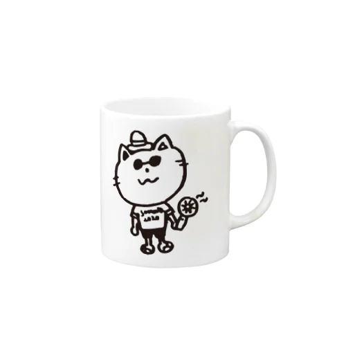summer cat マグカップ