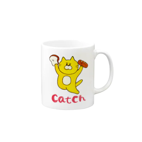 パンをcatch Mug