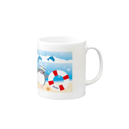 海のペンギン Mug