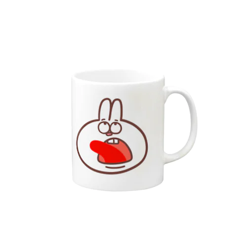びっくりウサギ Mug