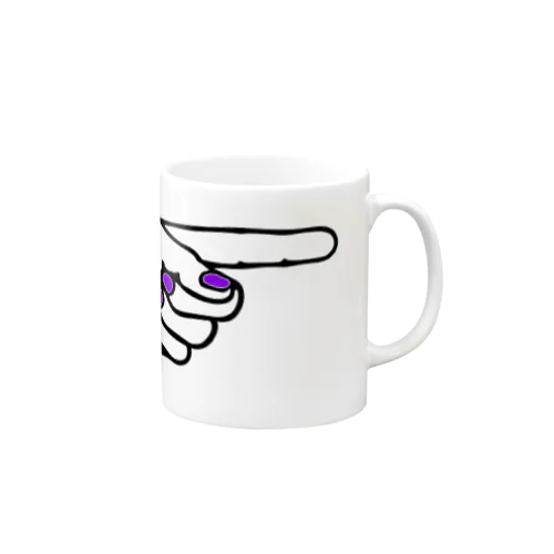 あっちこっち　パープル Mug