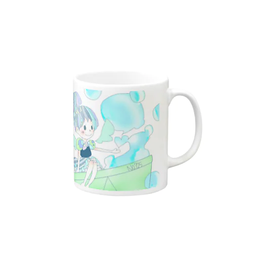 シャボン玉おんなのこ Mug