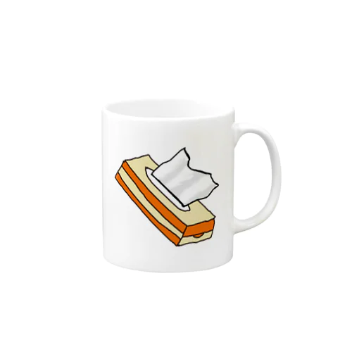 ティッシュ箱 Mug