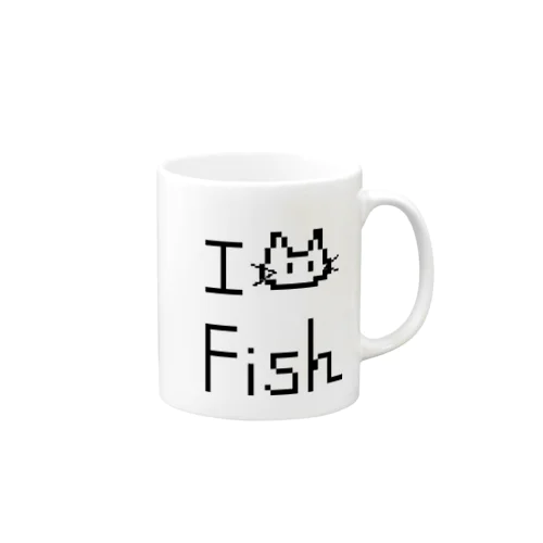 I LOVE Ｆish Mug