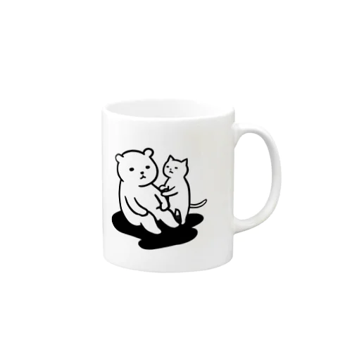 思案するクマ Mug