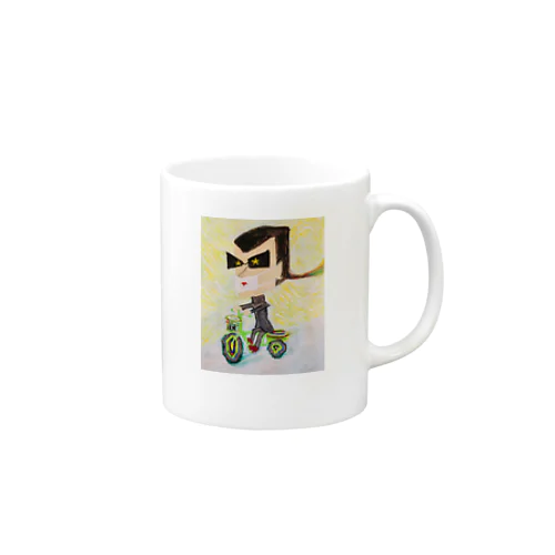 自転車暴走族 Mug