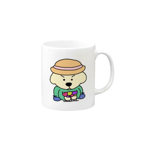 【imood】 Samie with tulips (sticker) Mug