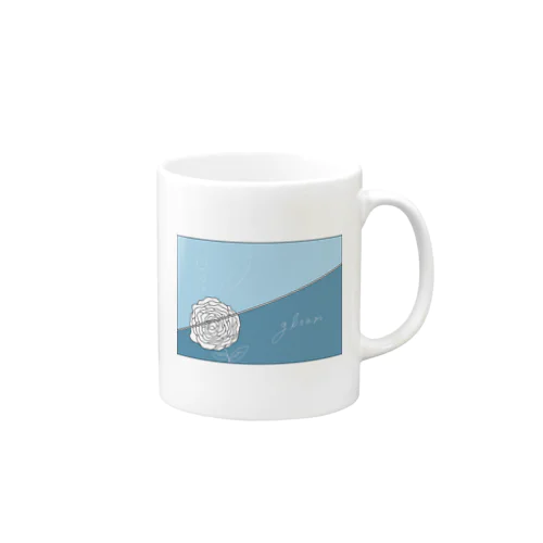 rose-gleam #blue Mug