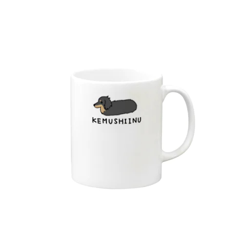 毛虫犬ブラックタン Mug