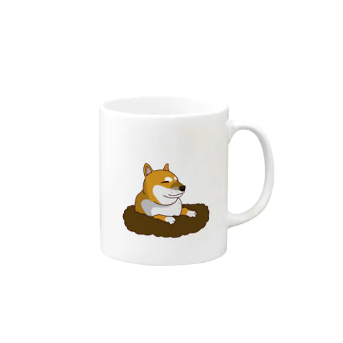 穴掘り犬こむぎさん Mug