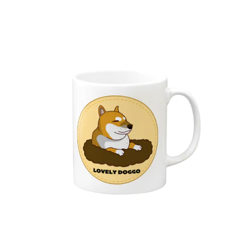 穴掘り犬こむぎさん２ Mug