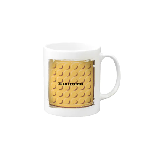 点字ブロック(視覚障害者誘導ブロック) Mug