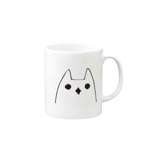 しろいねこ Mug