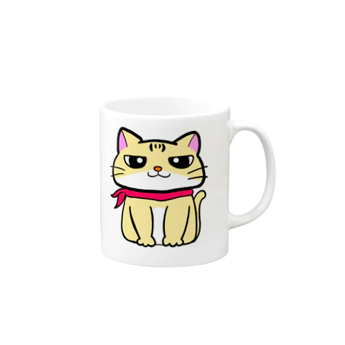 ちょい悪にゃんこオシャレをしてみた Mug