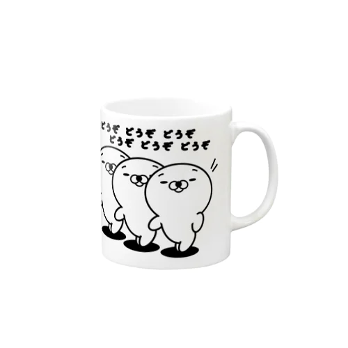 「正直すぎるアザラシ」のおもてなし Mug