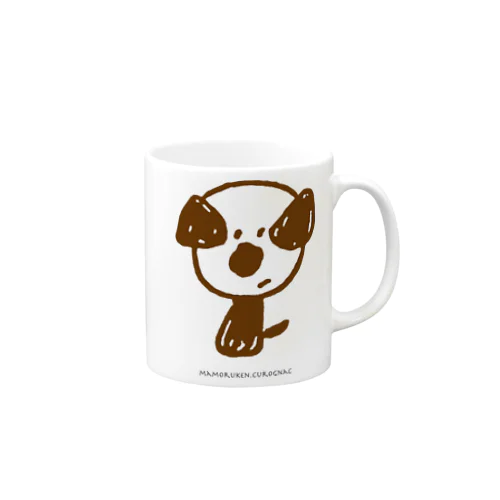 mamoruken（まもるけん！）brown Mug