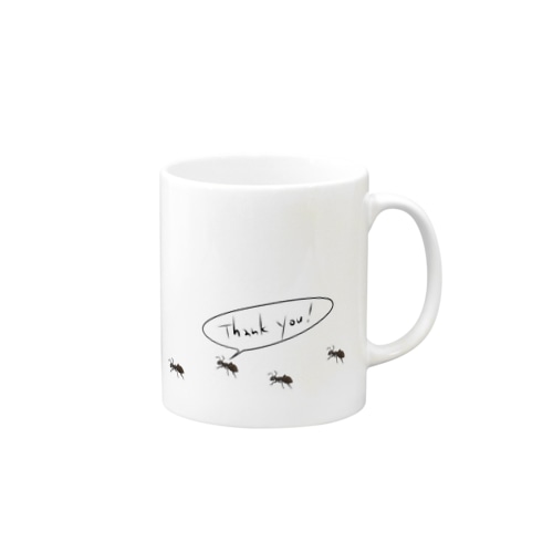 アリがとう（thank you） Mug