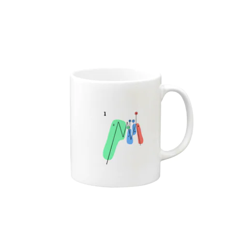 トリプルトップ Mug