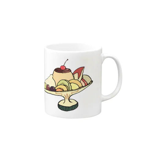 プリン・ア・ラ・モード　レトロ Mug