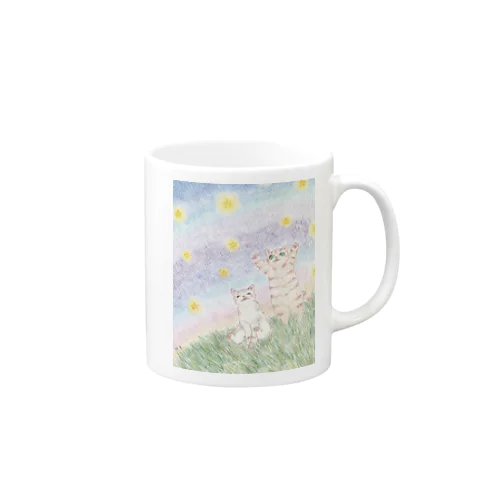 ほしふるよるのねこ Mug