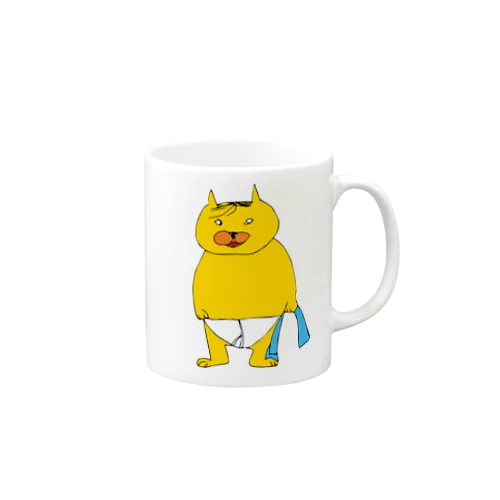 ブリーフ猫 Mug