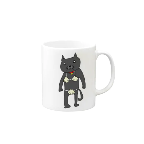 貝殻ビキニの猫 Mug