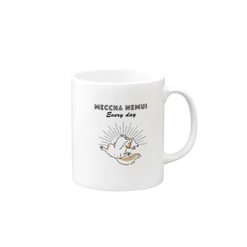 MECCHA NEMUI いぬ Mug