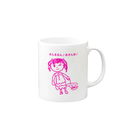 るんるるんおさんぽガール Mug