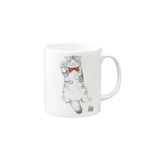 スコティッシュ猫のカイ君 Mug