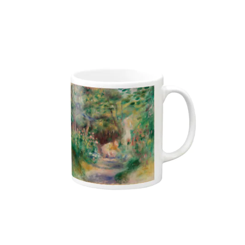 「女性のガーデニングのある風景」ルノワール Mug