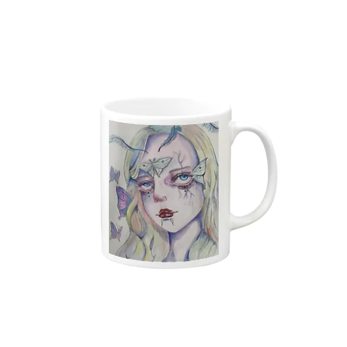 蛾 Mug