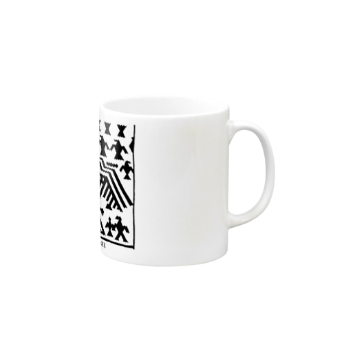 イーグル柄ネイティブアメリカン Mug