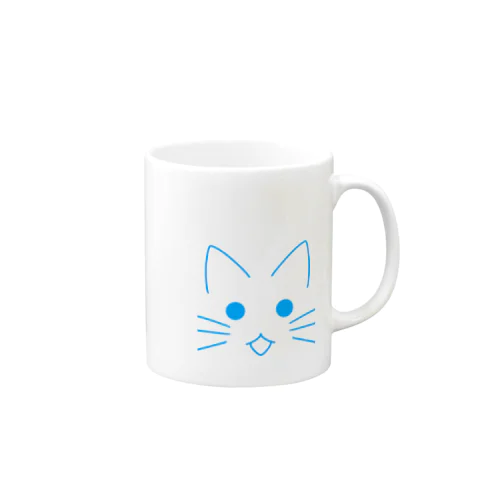 しあわせのあおねこ Mug