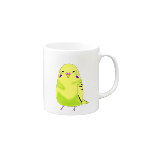 もふもふインコ　けいちゃん Mug