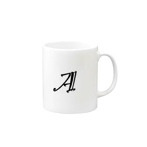 イニシャルマグカップA Mug