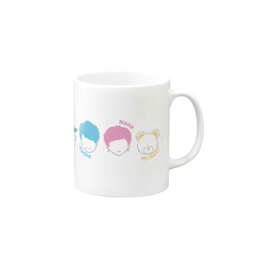 どんぐりキングダム みんなのかお (秘密のグッズ) Mug