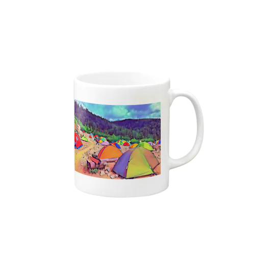 カラフルテント2 Mug