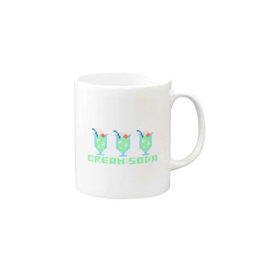 ドットクリームソーダ Mug