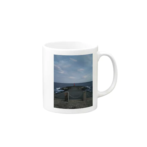 夕方の海 Mug